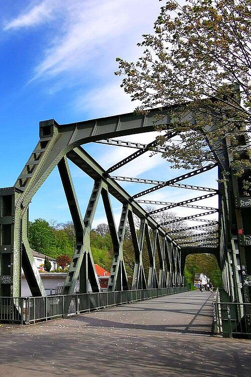 Alte Eisenbrücke in Bergerhausen
